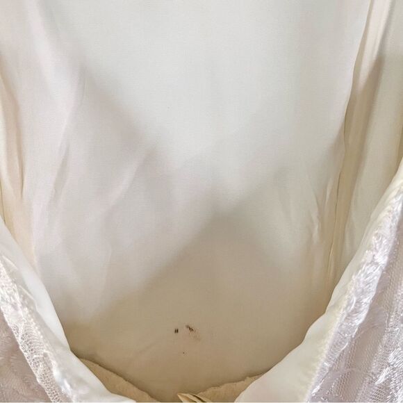 Roberta Of California Vintage 1980’s White Strapless Formal Dress - Picture 9 of 11